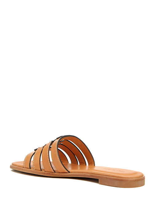 Ines Taba Kadın Deri Terlik - Görsel 4