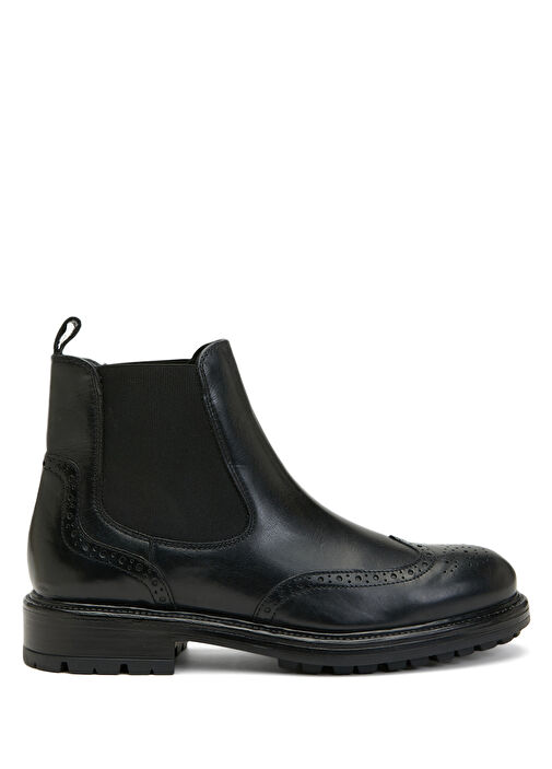 George Hogg Black Women s Leather Boots