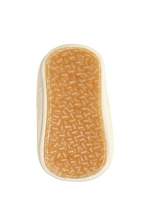 Krem El Yapımı Unisex Bebek Deri Ayakkabı - Görsel 7