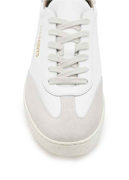 Beyaz Kadın Deri Sneaker - Görsel 5