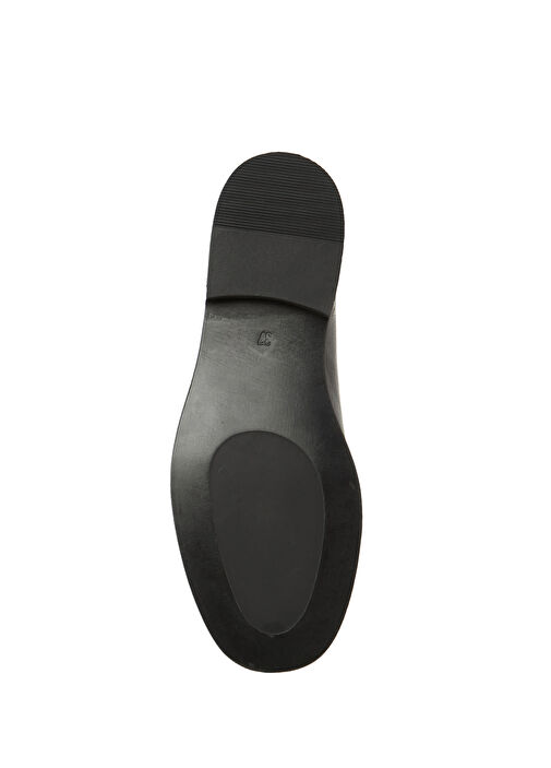 Siyah Kadın Deri Loafer - Görsel 6