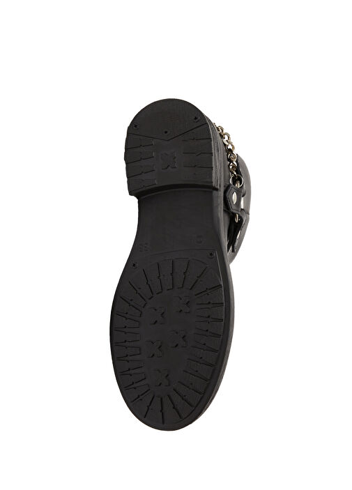 Siyah Kız Çocuk Deri Bot - Görsel 6