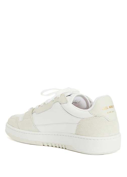 Dice Krem Kadın Deri Sneaker - Görsel 4