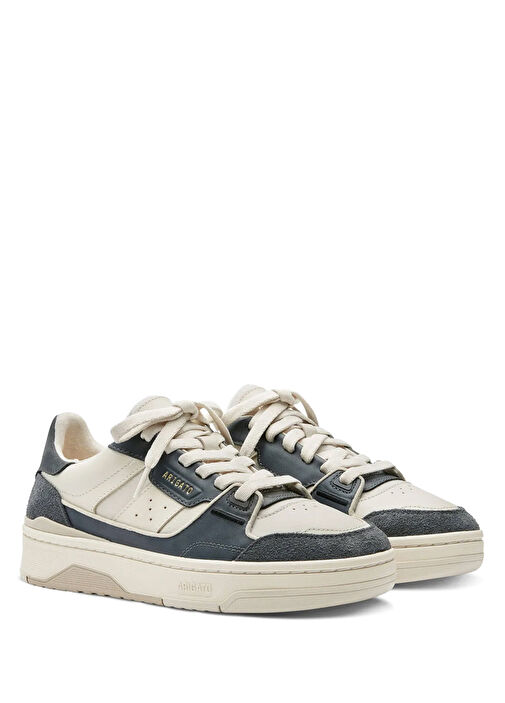 Clay Bej Siyah Kadın Deri Sneaker - Görsel 3