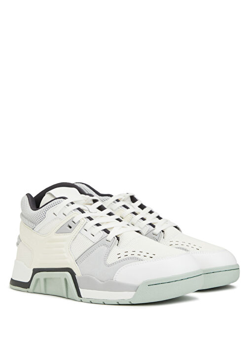 Beyaz Erkek Deri Sneaker - Görsel 3