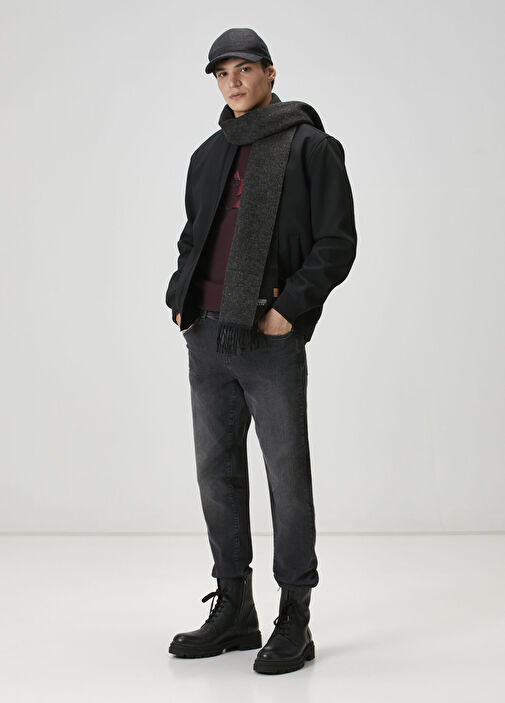 Slim Fit Antrasit Jean Pantolon - Görsel 2