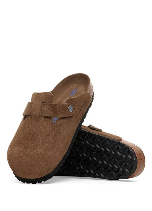 Boston Kahverengi Kadın Süet Terlik - Görsel 6