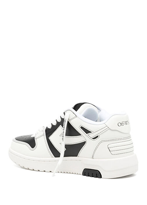 Out Of Office Siyah Beyaz Kadın Deri Sneaker - Görsel 4