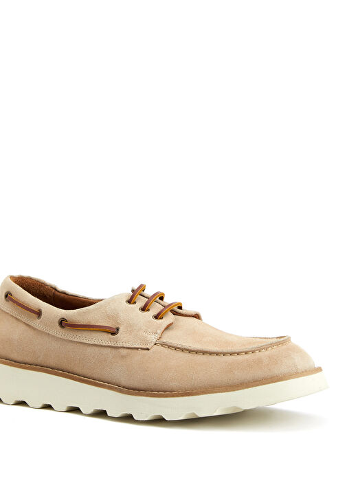 Bej Erkek Deri Ayakkabı - Görsel 7
