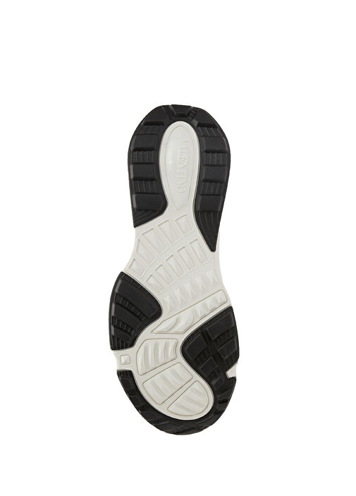 True Act Siyah Beyaz Erkek Deri Sneaker - Görsel 6