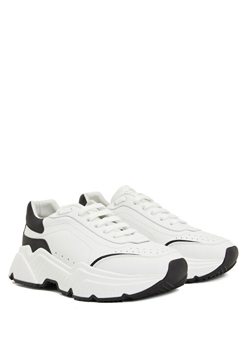 Daymaster Beyaz Erkek Deri Sneaker - Görsel 3