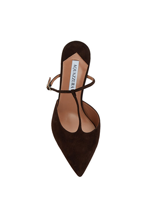 Aquazzura Aquazzura Sorbonne Koyu Kahverengi Kadın Süet Terlik Sandalet & Terlik | Beymen Koyu Kahverengi - 5. görsel