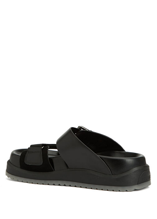 Lola Siyah Kadın Deri Terlik - Görsel 4