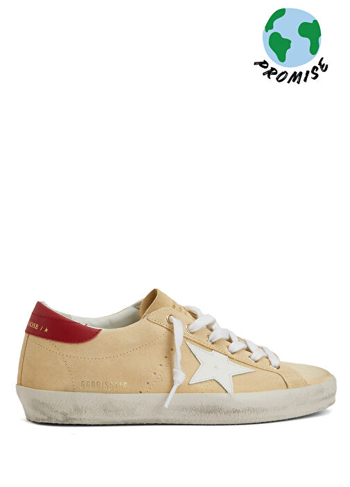 Super Star Bej Kadın Deri Sneaker - Görsel 2