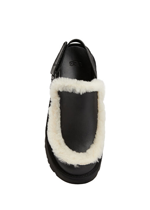 Esmee Siyah Kadın Deri Terlik - Görsel 5