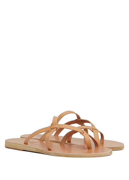 Armos Bej Kadın Deri Terlik - Görsel 3