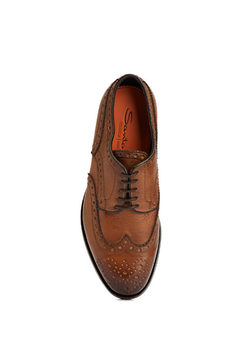 Colin Koyu Kahverengi Erkek Deri Ayakkabı - Görsel 5
