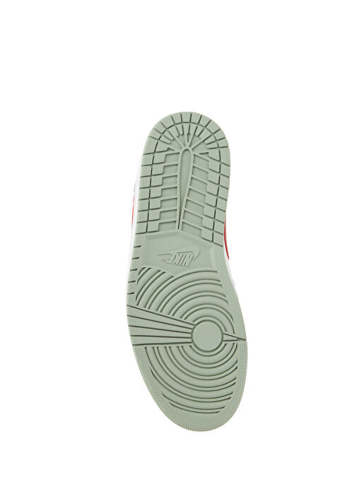 Air Jordan 1 Low Beyaz Erkek Deri Sneaker - Görsel 6