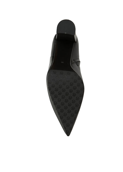 Siyah Kadın Deri Bot - Görsel 6