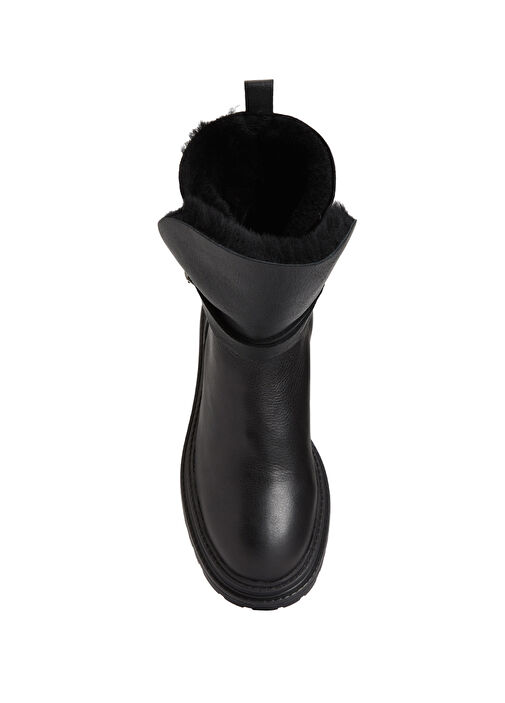 Siyah Kadın Deri Bot - Görsel 11