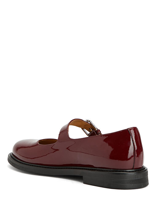 Meary Bordo Deri Babet - Görsel 4