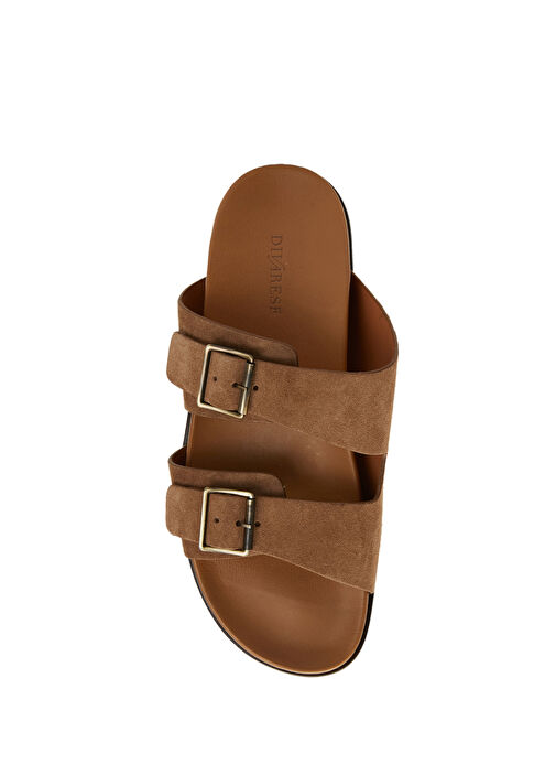 Taba Erkek Süet Terlik - Görsel 5