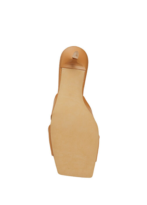 Karamel Kadın Deri Terlik - Görsel 6