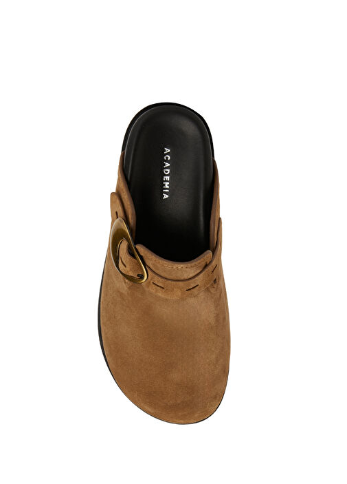 Camel Kadın Süet Terlik - Görsel 5