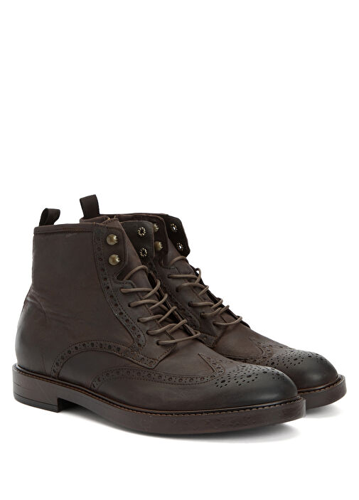 Kahverengi Erkek Deri Bot - Görsel 3