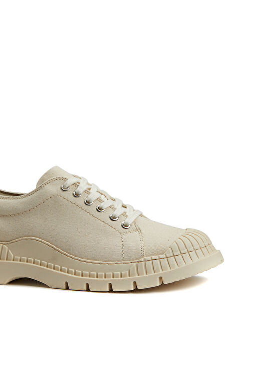 Krem Kadın Sneaker - Görsel 7