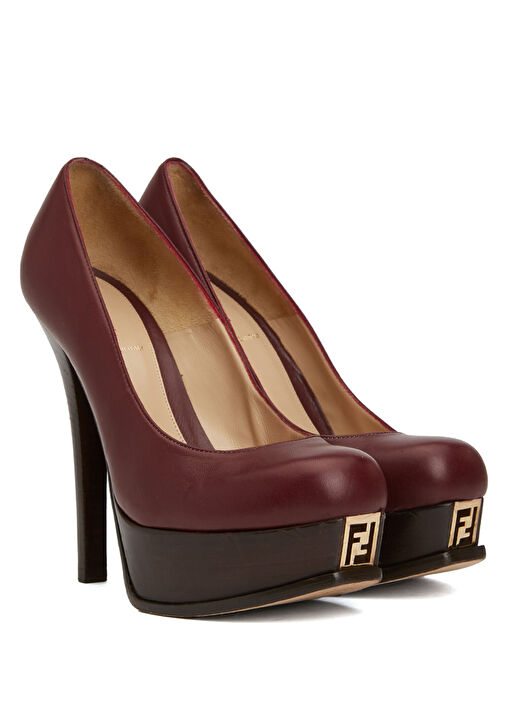 Beymen Reborn Bordo Beymen Reborn Fendi Topuklu Ayakkabı