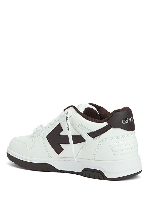 Out Of Office Kahve Beyaz Erkek Deri Sneaker - Görsel 4