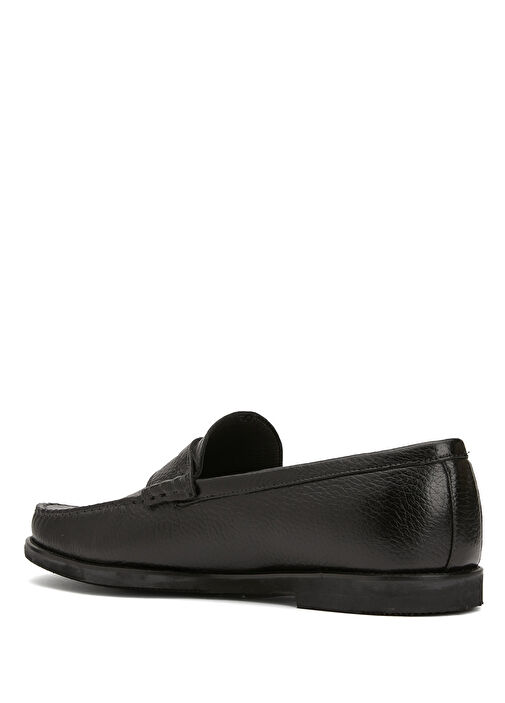 Siyah Erkek Deri Loafer - Görsel 4