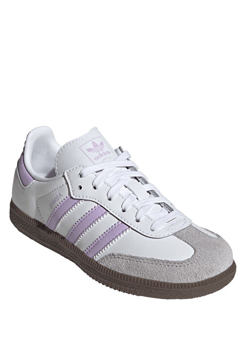 Samba OG Beyaz Unisex Çocuk Deri Sneaker - Görsel 3