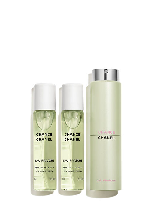 CHANEL CHANCE ツイスト＆スプレイ 3本・新品未開封 CHANEL - Chance Eau Fraîche Edt Twist Spray 3X20 Ml -