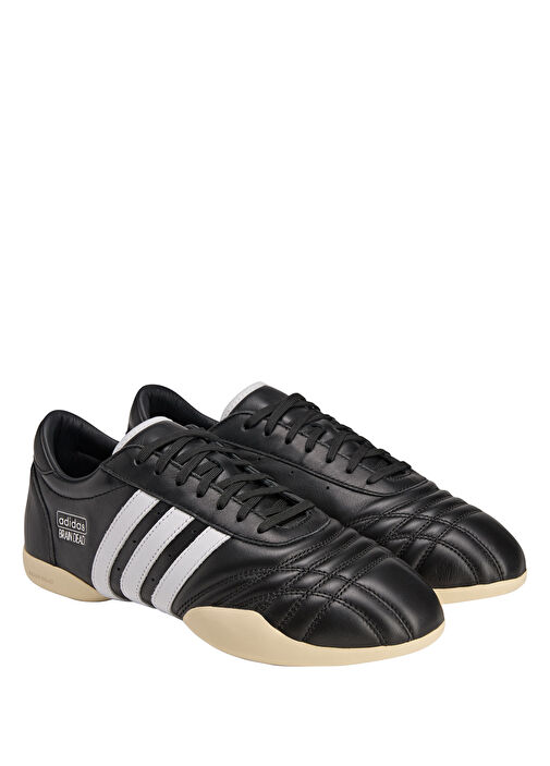 Techwondo Brain Dead Siyah Beyaz Deri Sneaker - Görsel 3