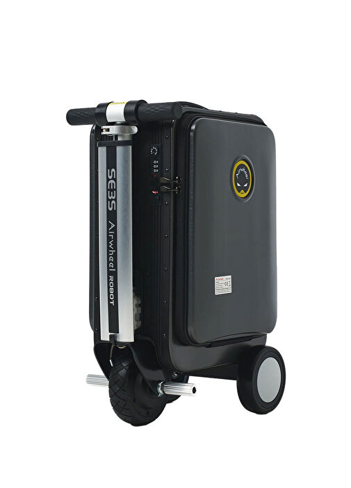 SE3S Siyah Kabin Boy Elektrikli Binilebilir Scooter Valiz