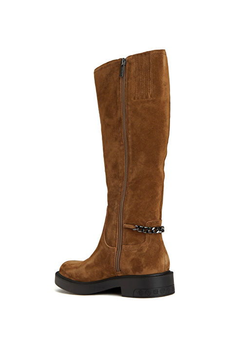 Fyonal Kahverengi Kadın Süet Bot - Görsel 4