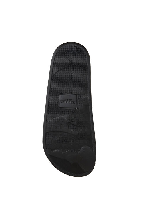 Siyah Logo Detaylı Erkek Terlik - Görsel 6