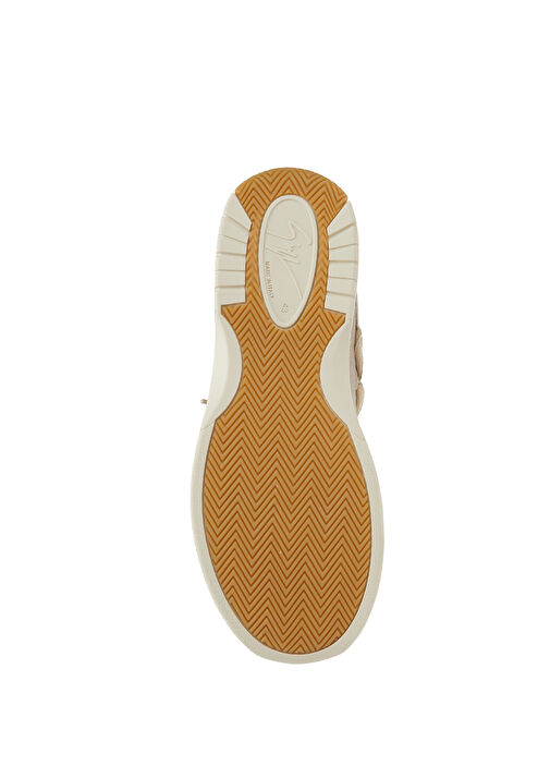 Bej Erkek Deri Sneaker - Görsel 6