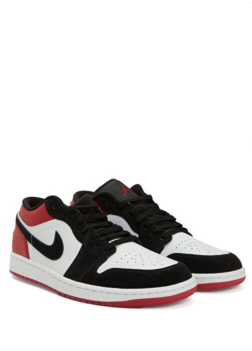 Air Jordan 1 Low Çok Renkli Erkek Deri Sneaker - Görsel 3