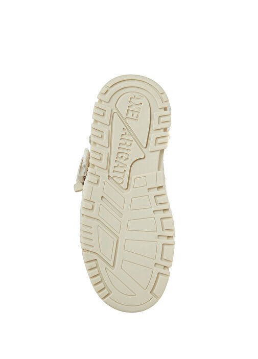 Krem Kadın Deri Sandalet - Görsel 6