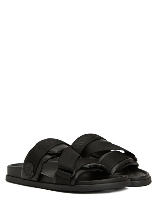 Mon Summer Siyah Kadın Deri Terlik - Görsel 3