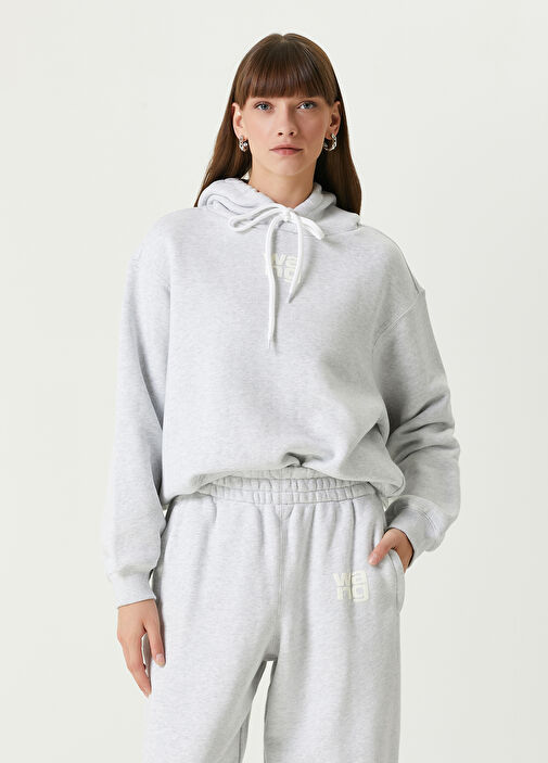 T by Alexander Wang Grey Hoodie