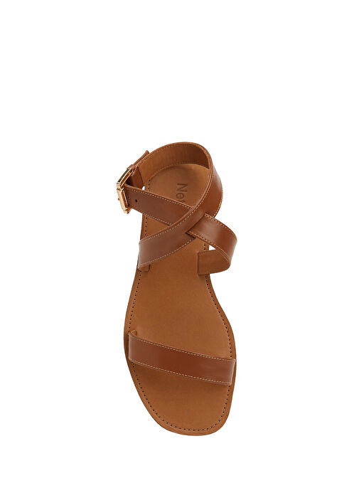 Taba Kadın Deri Sandalet - Görsel 5