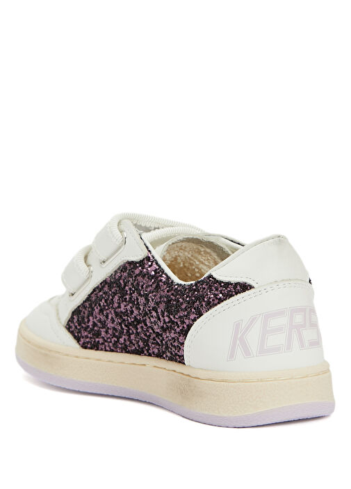 Ball Star Beyaz Unisex Çocuk Deri Sneaker - Görsel 4