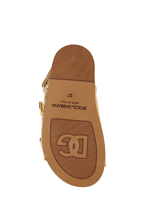 Gold Kız Çocuk Deri Sandalet - Görsel 6