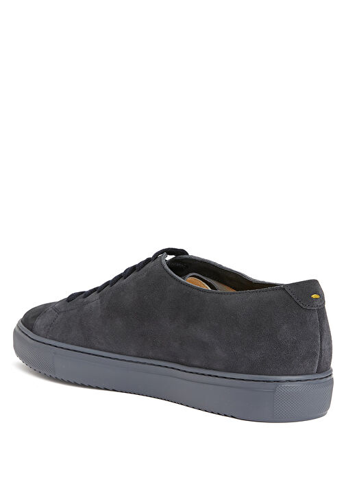 Lacivert Erkek Süet Sneaker - Görsel 4