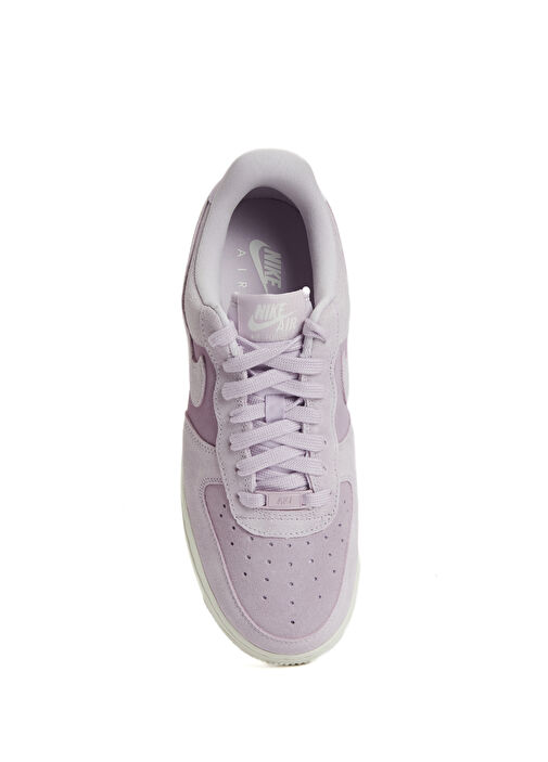 Air Force 1 '07 Mor Kadın Deri Sneaker - Görsel 5