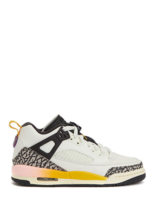 Jordan Spizike Low Beyaz Çocuk Deri Sneaker - Görsel 2